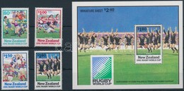 ** 1991 Rugby Sor Mi 1197-1200 + Blokk Mi 29 - Other & Unclassified