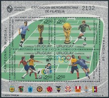 ** 1996 Latin-amerikai Bélyegkiállítás, Futball Világbajnokság Blokk Mi 72 - Sonstige & Ohne Zuordnung