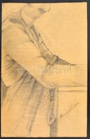 Barcsay Jelzéssel: Torzó. Ceruza, Papír, 57×36 Cm - Autres & Non Classés