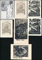 10 Vegyes Ex Libris - Otros & Sin Clasificación