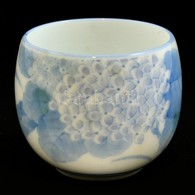 Japán Porcelán Pohárka, Jelzett, Hibátlan, M: 6 Cm, D: 7 Cm - Autres & Non Classés