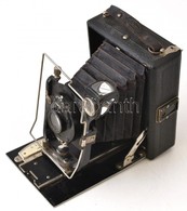 Cca 1930 Henning Rhaco 6,5x9 Cm-es Síkfilmes Fényképezőgép, Rodenstock Trinar-Anastigmat 13,5 Cm F/6,3 Objektívvel, Vari - Cameras