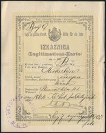 1864 Személyi Igazolvány Horvát Nyelven. / Croatian ID - Non Classés