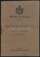 1901 Olasz útlevél / Italian Passport - Non Classificati