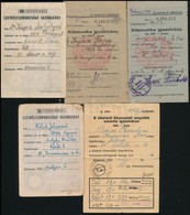 1927-1948 Vegyes Igazolvány Tétel (személyazonossági Igazolvány, Közmunka Igazolvány), 9 Db - Ohne Zuordnung