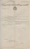 1941 Bp., Hóman Bálint (1885-1951) Vallás- és Közoktatásügyi Miniszter Aláírása Egy Kinevezésen. - Non Classés