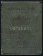 Cca 1950-1955 MÁVAUT Fényképes Igazolványa, Autóbuszvezetők Részére, Sérült Fotóval, Kopott Borítóval - Non Classés