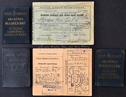 1952-1972 Vegyes Igazolvány Tétel (Magyar Államvasutak Arcképes Igazolvány, Dolgozók Igazolványa), 5 Db - Non Classés