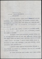 1958 Barta Lajos (1878-1964) író Saját Kézzel Aláírt Két Levele Aczél Györgynek, Melyben írók Otthonának Létrehozására T - Non Classés