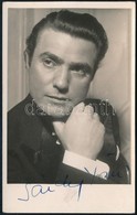 Sárdy János (1907-1969) Operaénekes Aláírása őt ábrázoló Fotólapon - Autres & Non Classés