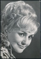 Németh Marika (1925-1996) Színésznő Aláírása Az őt ábrázoló Fotó Hátoldalán - Otros & Sin Clasificación
