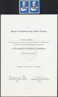 1970 Felszabadulási Jubileumi Emlékérem Adományozó Okirat Losonci Pál Saját Kezű Aláírásával + A Magyar államfőt ábrázol - Autres & Non Classés