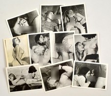 Cca 1960-1970 10 Db Erotikus és Pornográf Fotó, 12x9 Cm - Sonstige & Ohne Zuordnung
