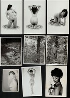 Cca 1970-1980 9 Db Erotikus Fotó, 9×6,5 és 14×9 Cm Közötti Méretekben - Sonstige & Ohne Zuordnung
