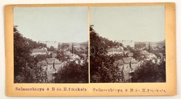 1905 Selmecbánya (Schemnitz, Banská Stiavnica) Bányászati és Erdészeti Főiskola, Sztereófotó, 10x18 Cm - Otros & Sin Clasificación