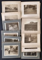 Cca 1900-1910 Côte D'Azur Városainak Fotói, Menton, Monaco, Nizza, és Genova, 31 Db, Fotók Kartonon, 8x11 Cm - Autres & Non Classés