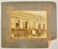 Cca 1900 Ausztria, Guntramsdorf Tejivó. Nagyméretű Fotó / Austria, Guntramsdorf Milchtrinkhalle. Large Photo  23x18 Cm O - Autres & Non Classés