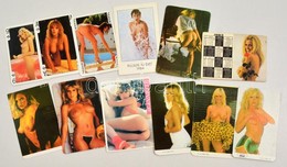 1983-1991 12 Db Hölgyeket ábrázoló Erotikus Kártyanaptár - Reclame