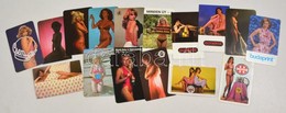 1982 16 Db Hölgyeket ábrázoló Kártyanaptár, Köztük Erotikus - Werbung