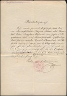 1911-1913 Pola, Tengerész Dokumentumai, 2 Db - Unclassified