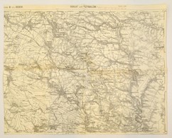 1877 Skalat és Grzymalów (Galícia)  és Környéke, Katonai Térkép Részlet, 40x49,5 Cm - Sonstige & Ohne Zuordnung