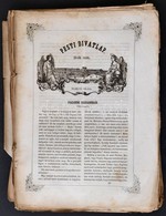 1846 Pesti Divatlap 33.; 37.; 38.; 39.; 46.; 47.; 48.; 51.; 52. Számok Egybefűzve - Sin Clasificación