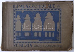 Cca 1900 Venice, Venezia; Il Palazzo Ducale  Nagyméretű Képes Könyv. Booklet With 40 Pictures,. 32x24 Cm - Sin Clasificación