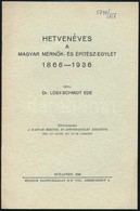 1936 Hetvenéves A Magyar Mérnök és Építészegylet. 8p. - Non Classés