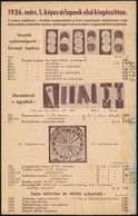 1936 Dreher Kőbányai Serfőzde és Csokoládégyár Csokoládé árlap - Non Classificati