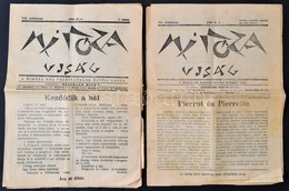 1940-1941 Mimóza, VII. évf. 1940. II. 1., VIII. évf. 1. Sz.,1941 II. 1. Sz. Bp., Új Élet, 10+8 P. Az Egyik Foltos. - Non Classificati