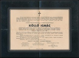 1942 Veszprém, Kellő Ignác Maros-Torda Vármegye Utolsó Alispánjának Gyászjelentése + Egy Lap A Tolnai Világlapjából - Non Classés