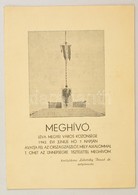 1942 Léva (Levice) Meghívó Országzászló Avatási ünnepségre, 21x15 Cm - Non Classés