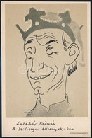 Cca 1950 Edingerné Balázs Márta (EDMA): Latabár Kálmán Karikatúra, In: Színészek Maszkban, 9x14 Cm - Non Classificati