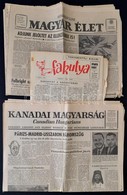 1964 3 Db Emigráns újság: Kanadai Magyar Élet, 1964. ápr. 18., Kanadai Magyarság 1964. ápr. 25., Fakutya. Tengerentúli K - Non Classés