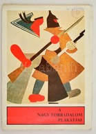 1977 A Nagy Forradalom Plakátjai, Képzőművészeti Alap Kiadóvállalata, 12 Db Színes Nyomat + Kísérő Tanulmány Mappában - Autres & Non Classés