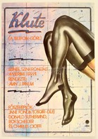 1983 Andor András (1952-): Klute (A Telefon-görl) Amerikai Film Plakát, Főszerepben: Jane Fonda, Donald Sutherland, Roy  - Autres & Non Classés