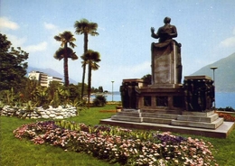 Locarno - Muralto - Lago Maggiore - Monumento A Giuseppe Cattori - Formato Grande Non Viaggiata – E 9 - Muralto