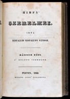 Kisfaludy Sándor:Himfy Szerelmei. Pest., 1833. Wigand.  301p + 310p.  Egy Lap Kijár. Korabeli Egészvászon Kötésben. - Non Classés