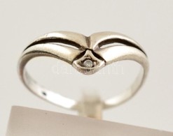 Női Ezüst Gyűrű. Jelzett / Silver Ring Size:58 1,9g - Altri & Non Classificati