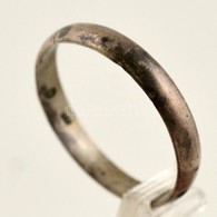 Férfi Ezüst Karikagyűrű. Jelzett / Silver Ring Size:73 2,6 G - Autres & Non Classés