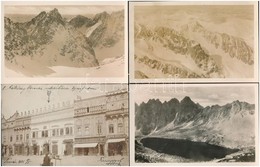 ** * 6 Db RÉGI Felvidéki Városképes Lap, Kassa, Tátra és Eperjes / 6 Pre-1945 Upper Hungarian Town-view Postcards, Kosic - Sin Clasificación