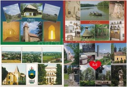 ** * 43 Db MODERN Magyar Városképes Lap / 43 Modern  Hungarian Town-view Postcards - Ohne Zuordnung