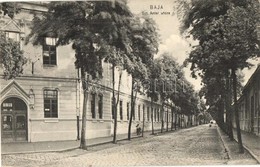 T2 1910 Baja, Szent Antal Utca, Polgári állami Elemi Fiú Iskola. Kiadja Wurmfeld Gyula - Non Classés