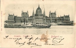 T2/T3 1899 Budapest V. Országház, Parlament. Emb. (EK) - Non Classés