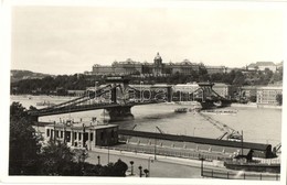 ** T1/T2 Budapest V. Lánchíd A Királyi Várral - Non Classés