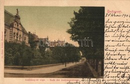 T2 1902 Budapest VI. Andrássy út Vége, Villa. Ganz Antal 20. Sz. - Non Classificati