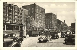 T2/T3 Budapest VII. Madách Imre Tér, Villamos, Automobilok. Képzőművészeti Alap (EK) - Non Classés