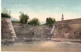 ** T1/T2 Ada Kaleh, Vár / Festung / Castle Wall - Képeslapfüzetből / From Postcard Booklet - Ohne Zuordnung