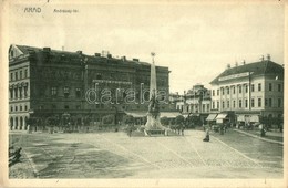 * T2/T3 Arad, Andrássy Tér, 1848-1849 Múzeum, Fehér Kereszt Szálloda, üzletek, Szentháromság Szobor / Square, Museum, Ho - Ohne Zuordnung