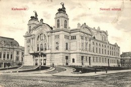 T2/T3 1906 Kolozsvár, Cluj; Nemzeti Színház. Kiadja Fuhrmann Miklós / National Theater (EK) - Non Classés